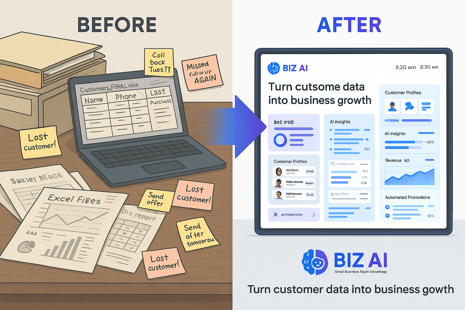 Smart CRM dashboard