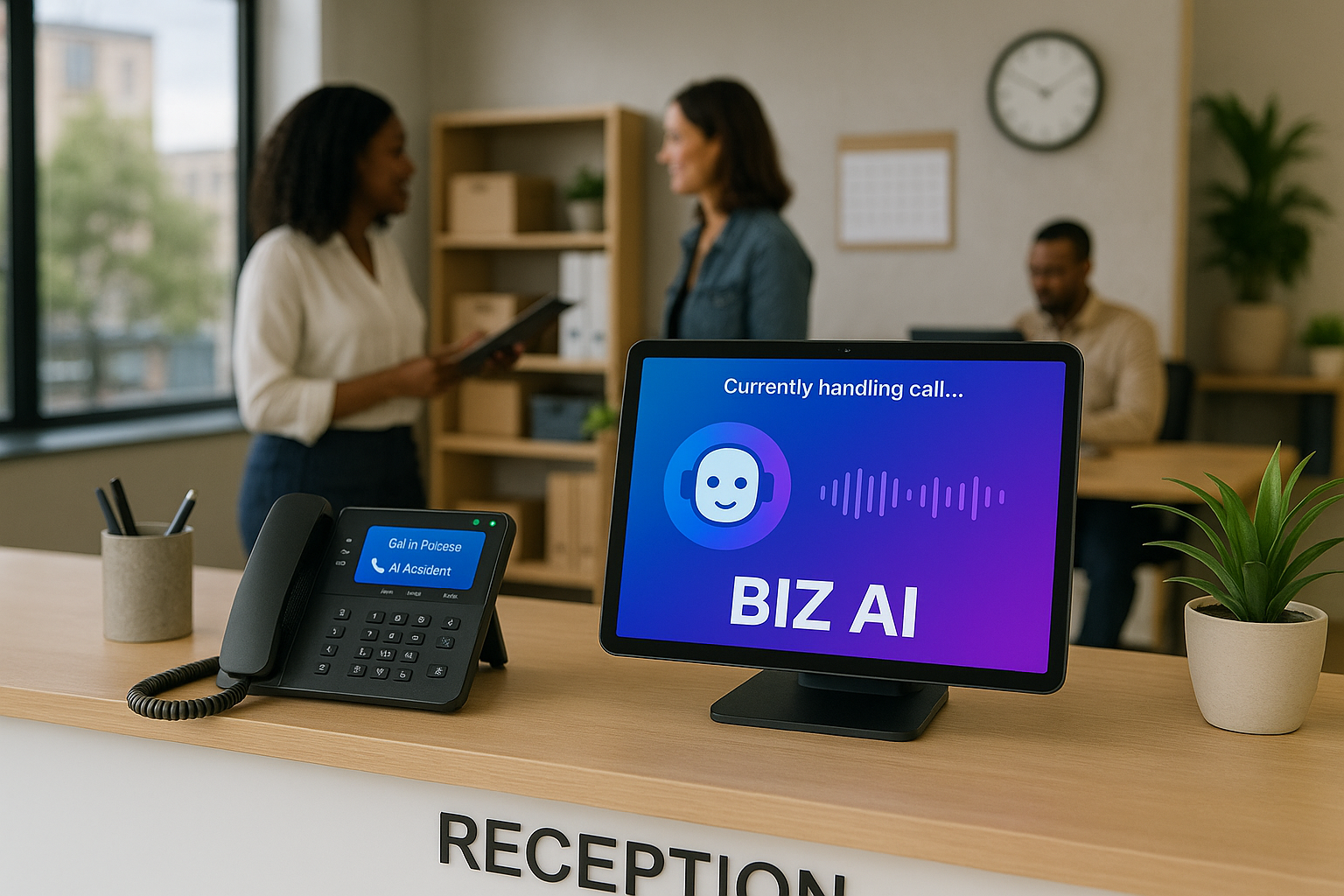 AI Voice Valet in action