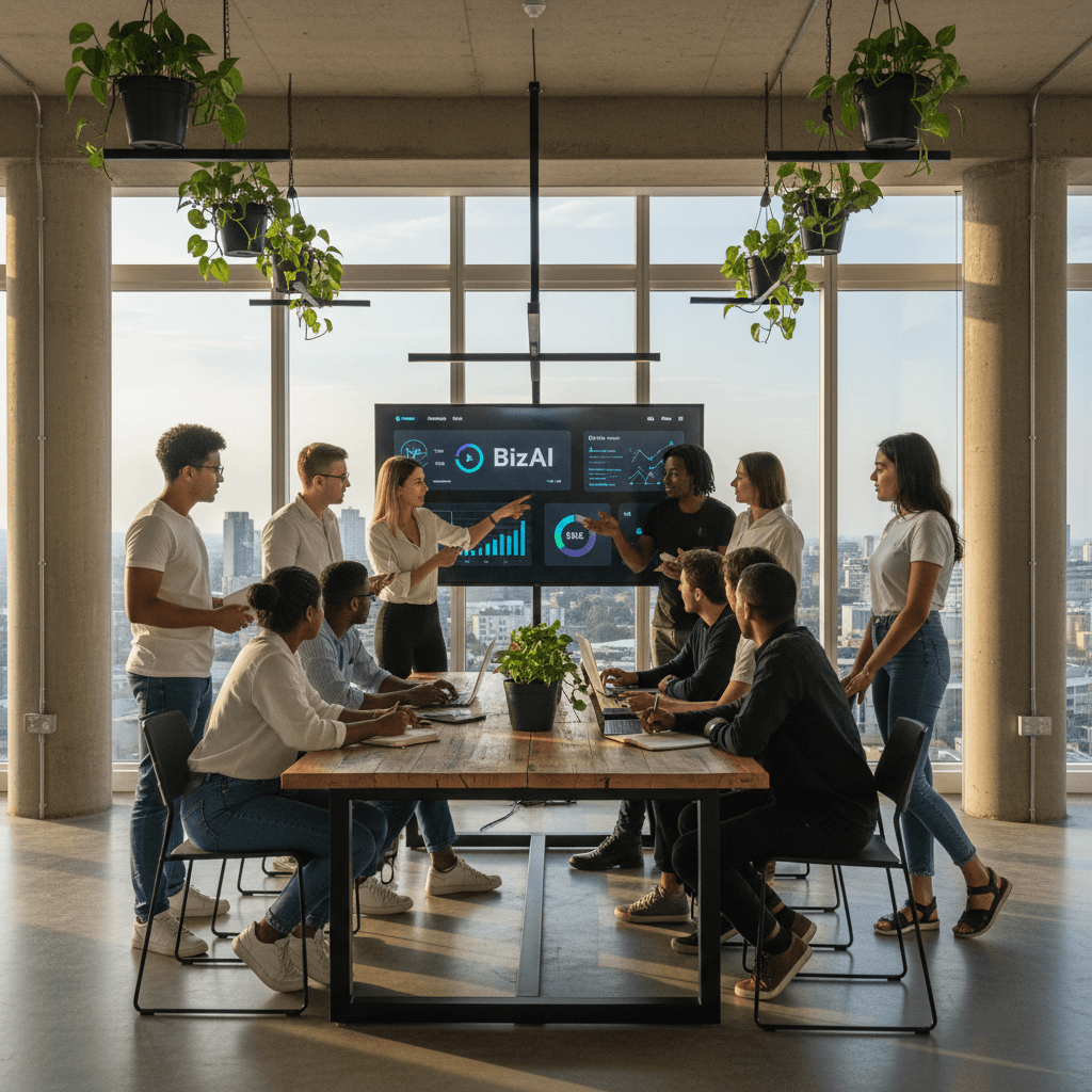 BizAI Team in Johannesburg Office